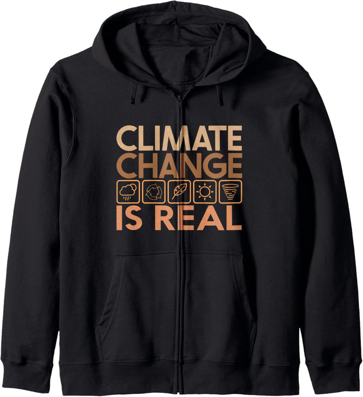 Earth Day Save the planet Climate Change is real Kapuzenjacke