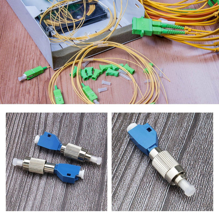 Be In Your Mind 4 Stück Visueller Fehlerorter Adapter Einzelmodus Glasfaserstecker FC/UPC Männlich a