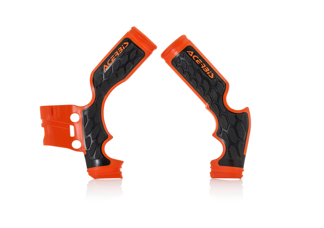 Acerbis X-Grip Frame Guards, Arancio 2
