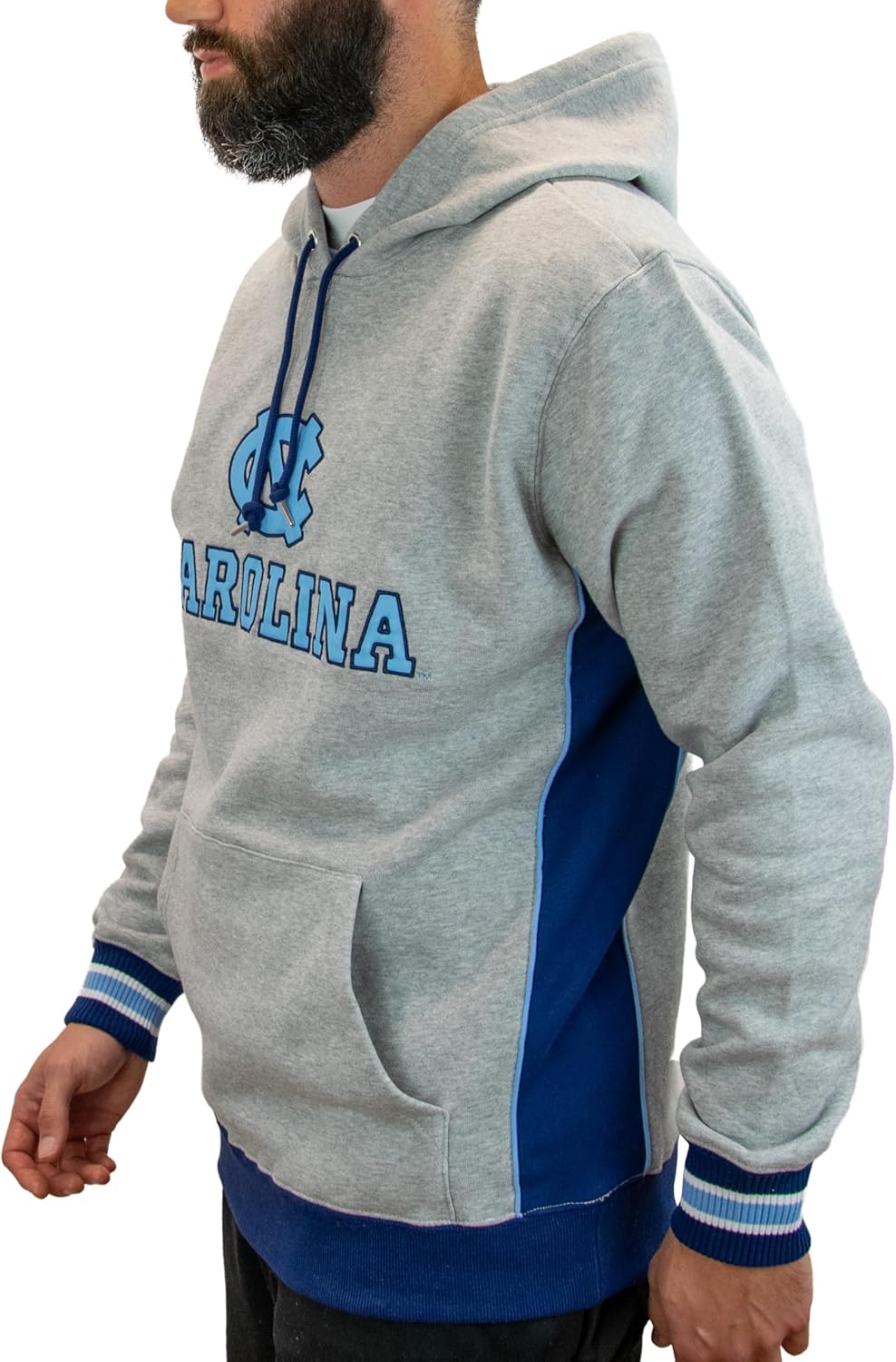 Mitchell & Ness NCAA Pinnacle Heavyweight Fleece Hoody S University Of Michigan / Grey, S University