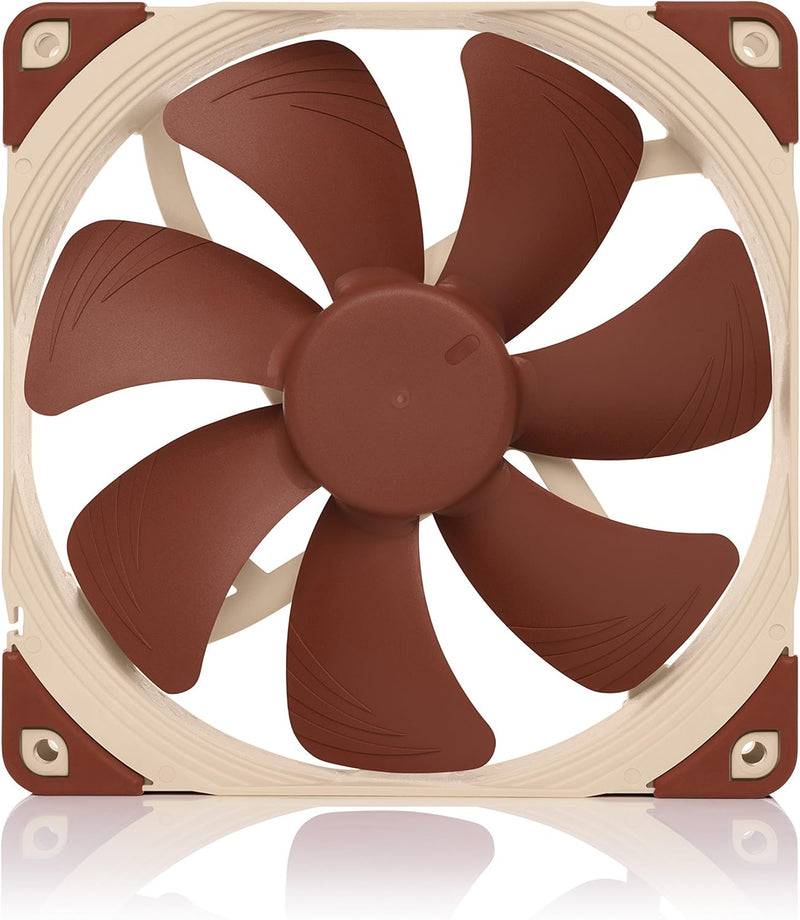 Noctua NF-A14 5V, Leiser Premium-Lüfter mit USB Stromadapterkabel, 3-Pin, 5V Version (140mm, Braun)