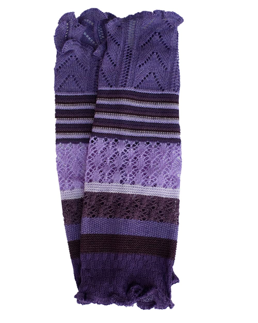 invero, Merino Armstulpen Ruby Mehrfarbig, 100% Wolle Lila, Lila