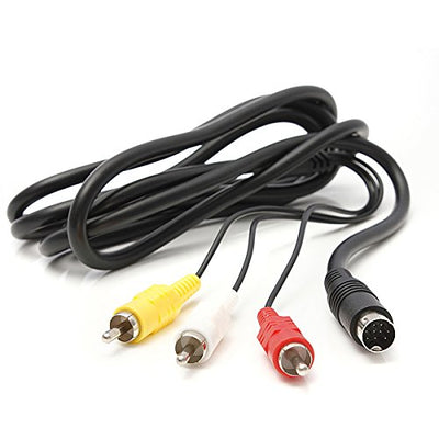 Link-e : Audio Video AV Cinch RCA Anschlusskabel Kompatibel mit Sega MegaDrive Genesis 2 Konsole