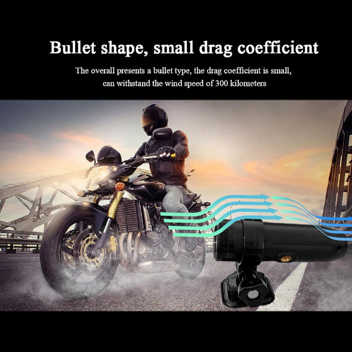 Helmkamera für Motorrad & Fahrrad, 960P HD Actionkamera mit 170° Weitwinkel, Loop, 5h Akkulaufzeit,