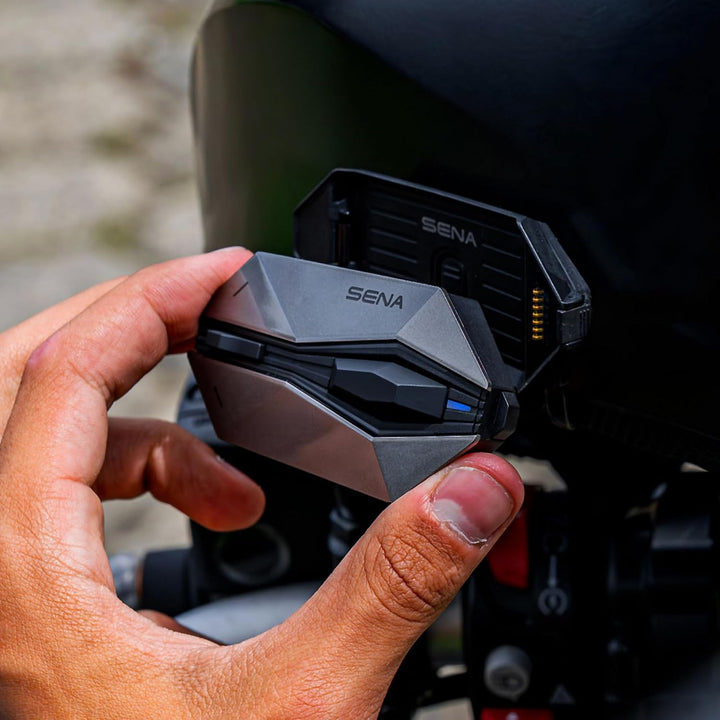 Sena 60X Motorradhelm Bluetooth-Headset Intercom, Doppelpack, Doppelpack