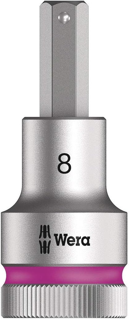 Wera 05003996001 Zyklop Innensechskant Bitnüsse Belt C 2 mit Haltefunktion, 1/2“-Antrieb, 6-teilig