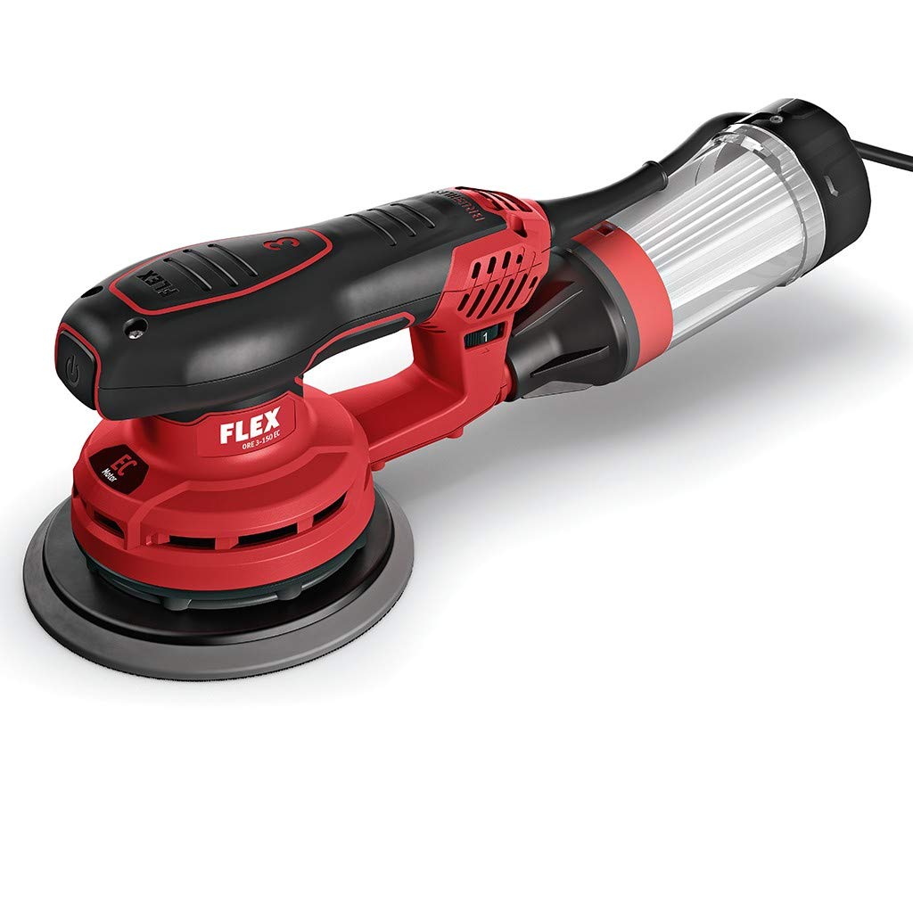 Flex Exzenterschleifer ORE 3-150 EC (400 W, Schleifteller-ø 150 mm, Hub 3 mm, bürstenloser Motor, Sc