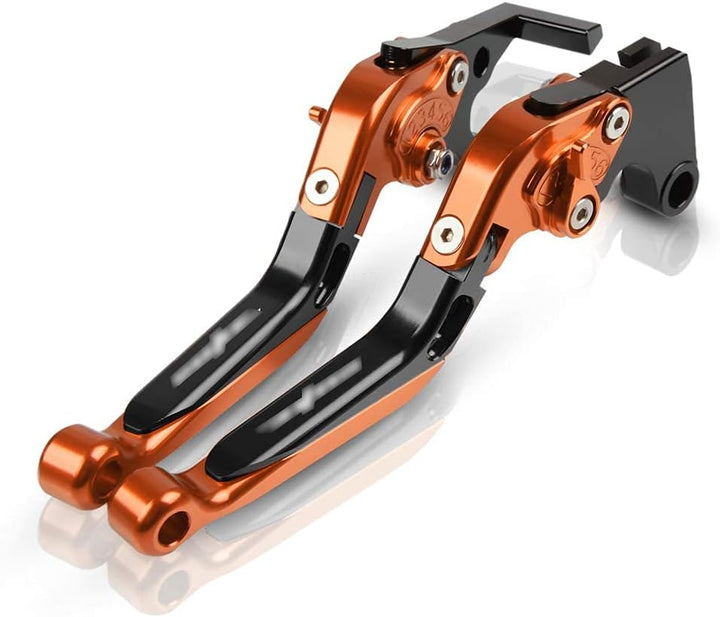 QJY-Motor Part-Store Motorrad Einstellbar Bremskupplungshebel CNC Aluminium für DUKE 125 390 DUKE 20