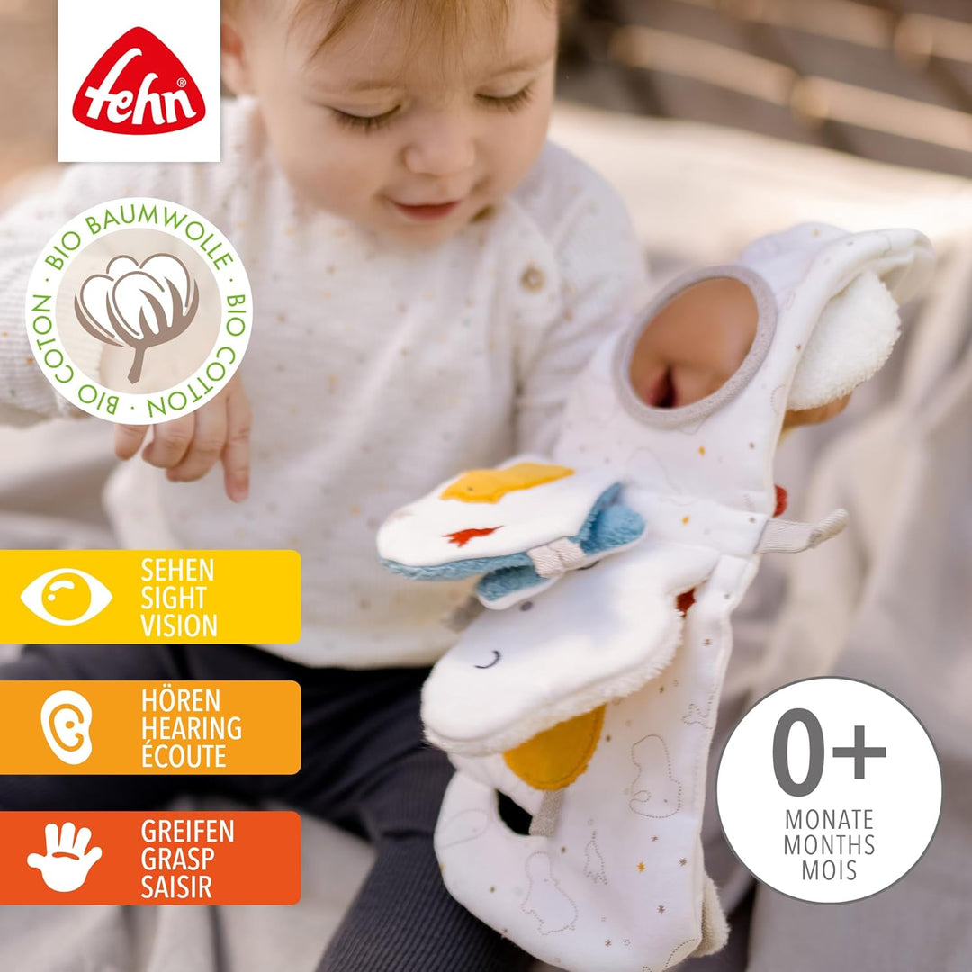 Sophie la Girafe – Sophie la Girafe Geschenkbox zur Geburt + Beissring & Fehn Soft Bilderbuch Elefan