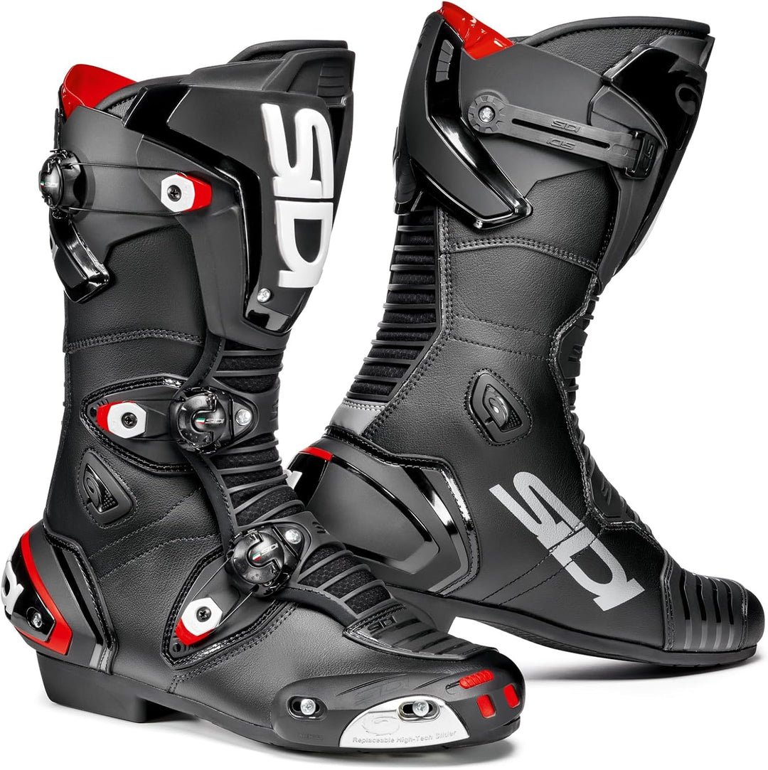 Sidi MAG-1 Motorradstiefel Schwarz 42 EU, Schwarz 42 EU