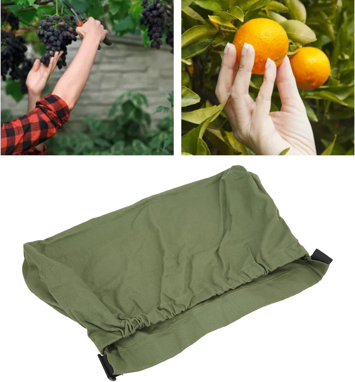 plplaaoo Obstpflücktasche,Pilzjagdtasche, Pilzsuchtasche, waschbare, Wiederverwendbare, Faltbare Sam