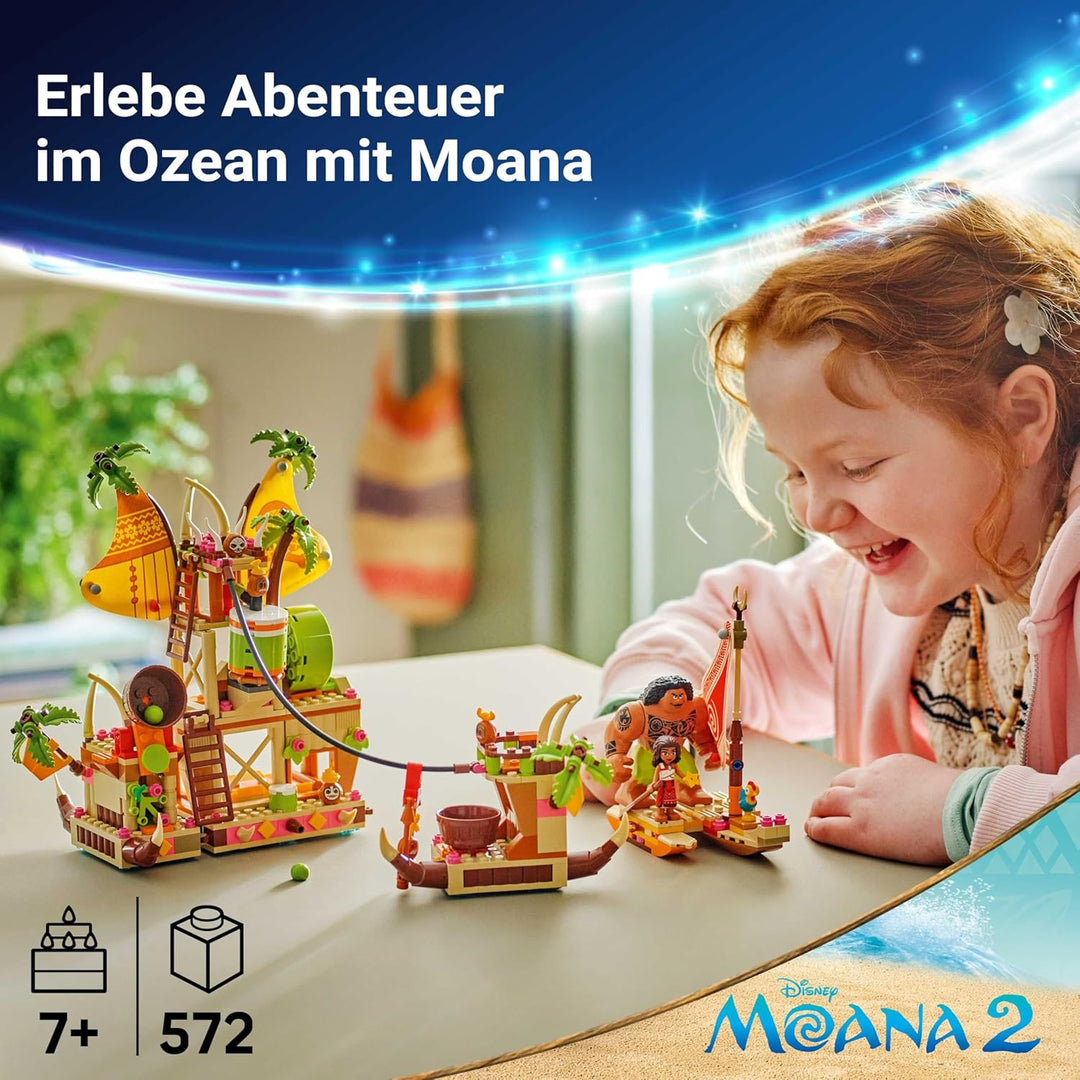 LEGO ǀ Disney Vaiana 2 Kakamora-Barge - Kakamora Boot - Spielzeug für Mädchen und Jungen ab 7 Jahren
