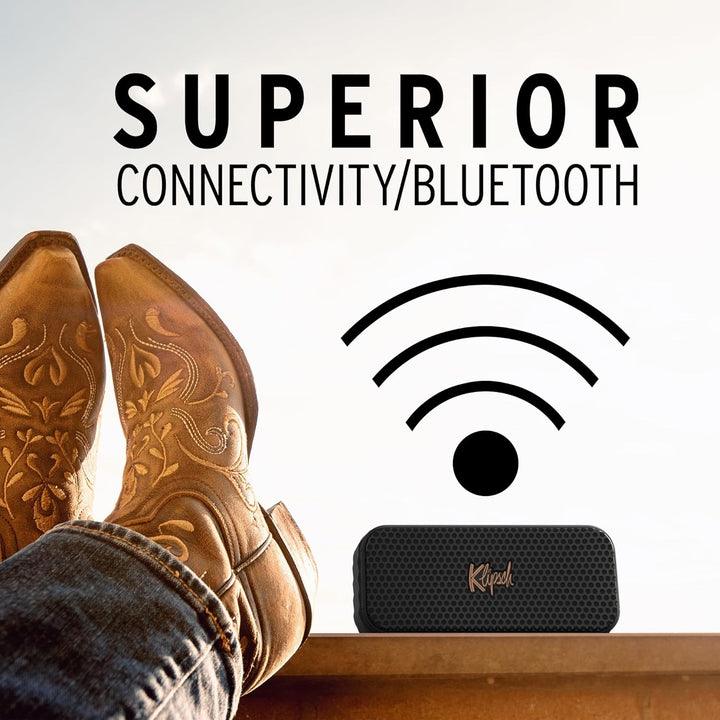 Klipsch, Nashville, Tragbarer Bluetooth-Lautsprecher, IP67-Standard, Wasser- und staubabweisend, 24
