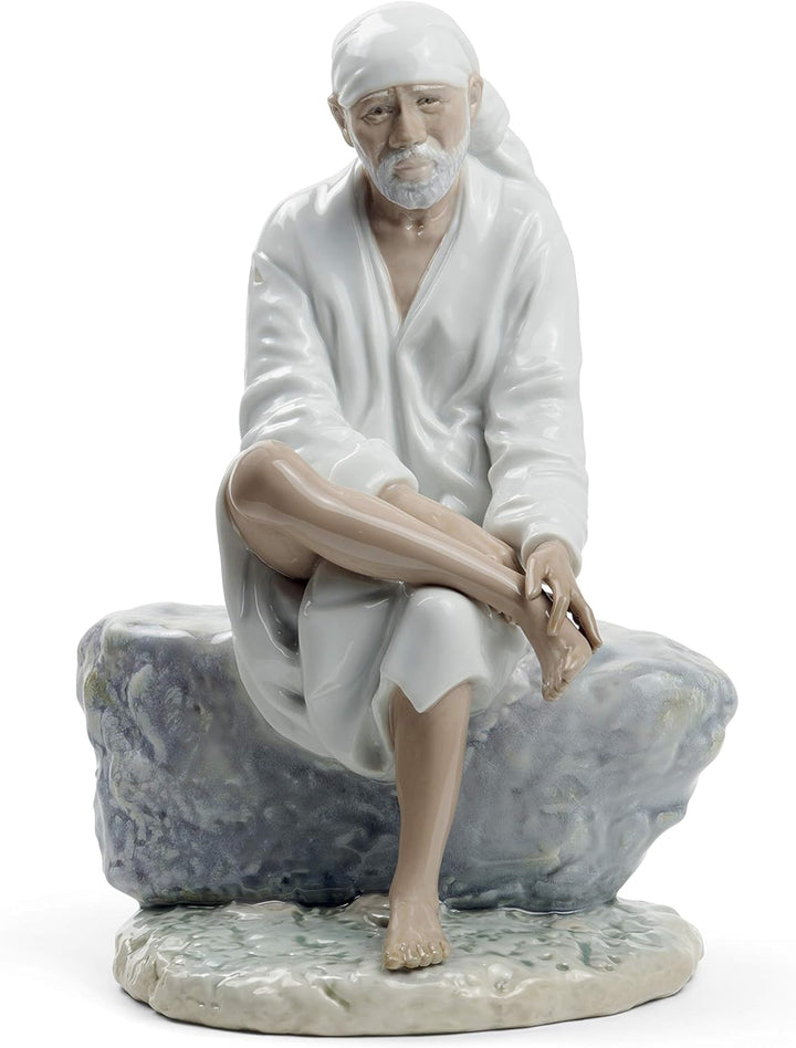 LLADRÓ Figur Sai Baba. Sai Baba. Porzellan.