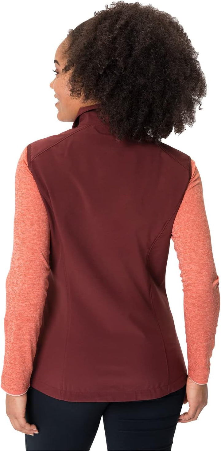 VAUDE Women's Hurricane Vest III 38 dark cherry, 38 dark cherry