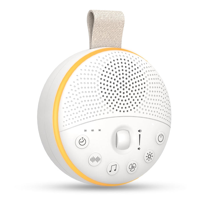 White Noise Machine Baby, USB Aufladbar Einschlafhilfe Babys, Weisses Rauschen Sound Machine mit 21