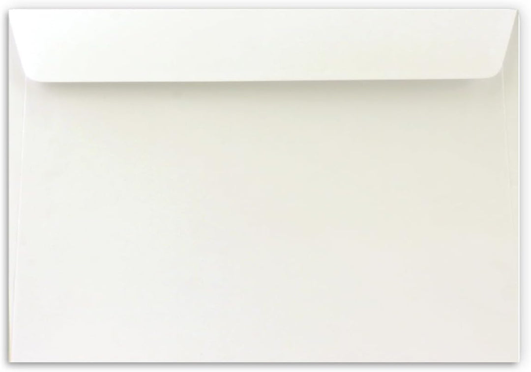 300x Briefumschläge DIN C5 Naturweiss (Weiss) - 16,2 x 22,9 cm - Haftklebung - Edle Kuverts für gros