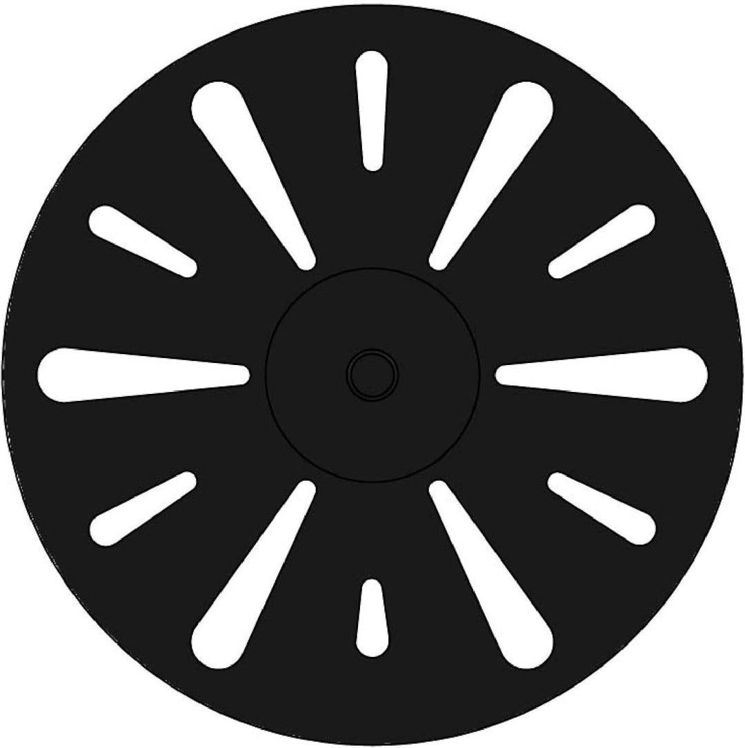 Kaminrost/Ascherost Rund Ø 173 x 10 mm passend für Drooff Mendolo ** Kaminöfen inkl. Modellübersicht