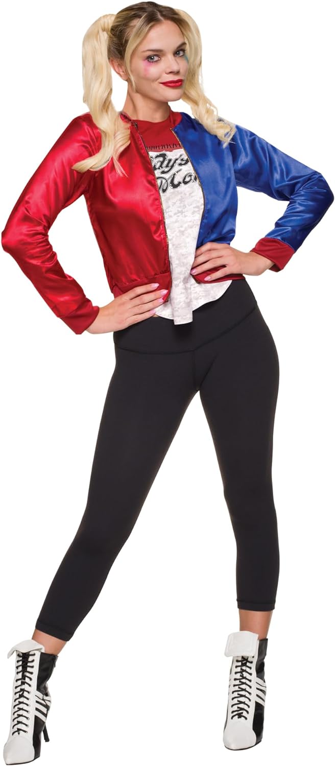 Rubie's Offizielles Suicide Squad Harley Quinn Joker Damenkostüm-Set, L: britische Grösse 14 - 16, L
