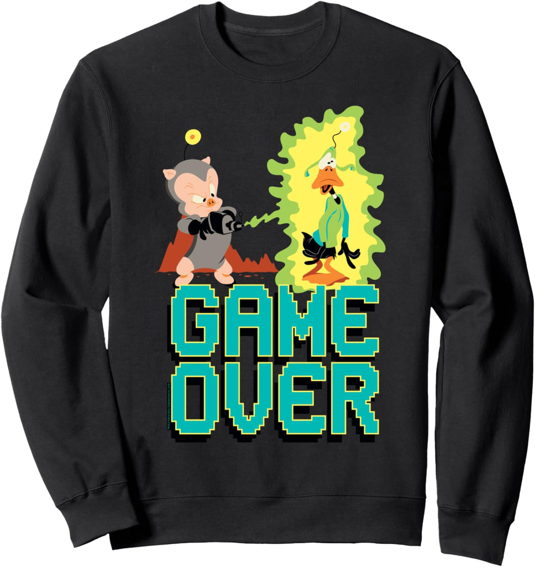 Looney Tunes Porky and Daffy Game Over Sweatshirt