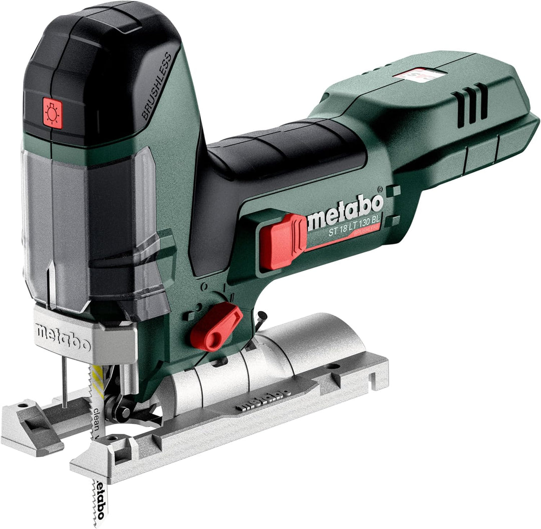 metabo Akku-Stichsäge ST 18 LT 130 BL - 18 V, 130 mm Schnitttiefe - Pendelhub, LED-Licht, werkzeuglo