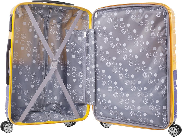 Rockland Melbourne Hartschalen-Koffer, erweiterbar, Farbe: Marineblau (Blau) - F225-2TONENAVY 2-Piec