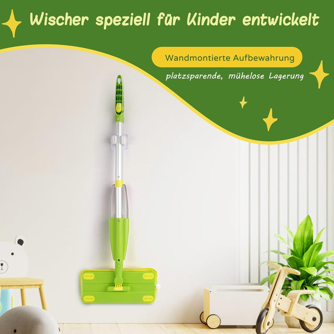 Kinderspielwischer mit Sprühfunktion - Montessori Kleinkind Putzset für echter die Bodenreinigung |