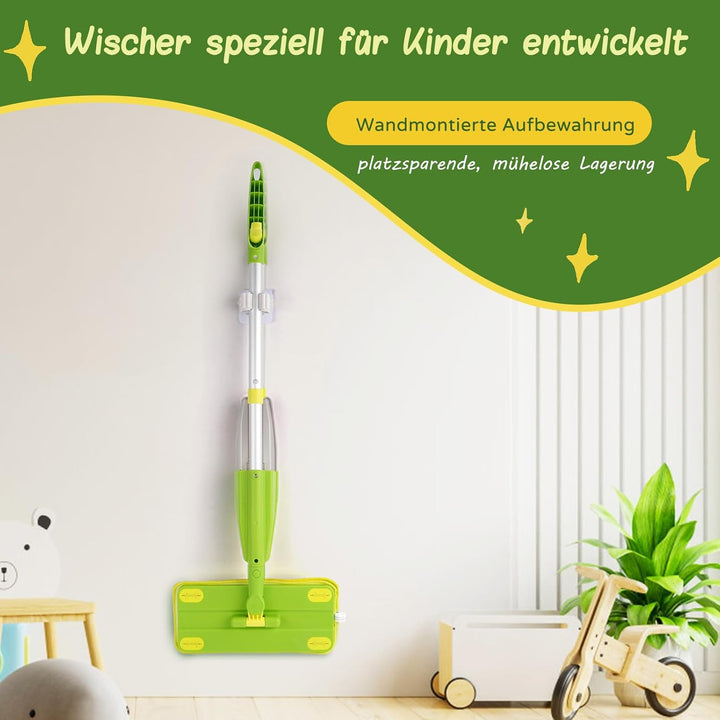 Kinderspielwischer mit Sprühfunktion - Montessori Kleinkind Putzset für echter die Bodenreinigung |