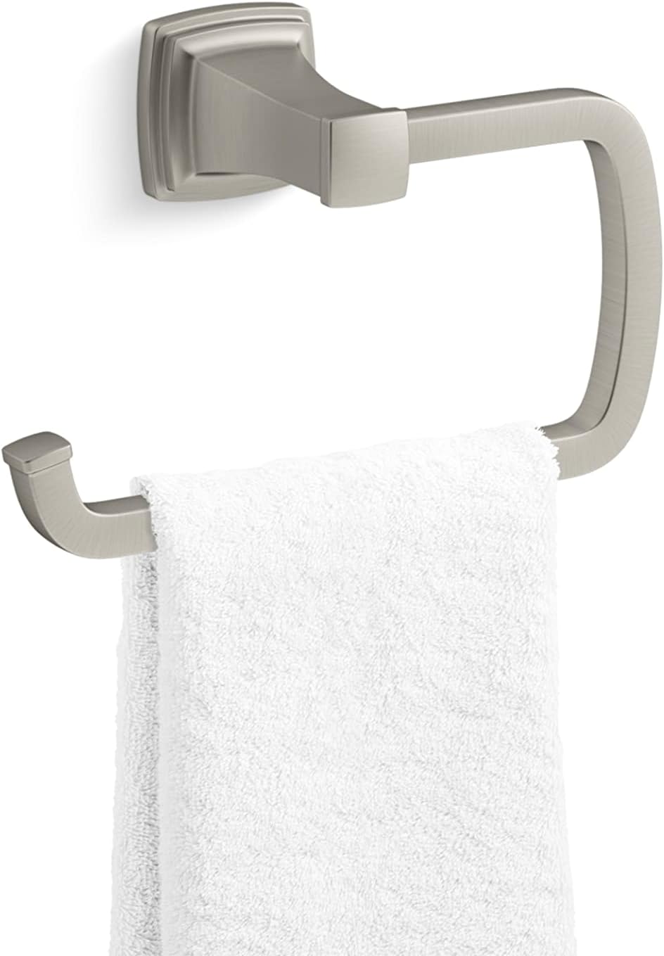 Kohler 27412-BL RIFF Handtuchring, Mattschwarz Handtuchring Mattes Schwarz, Handtuchring Mattes Schw