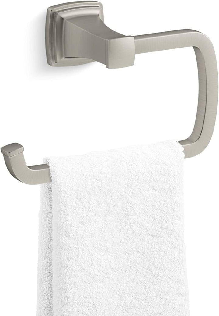 Kohler 27412-BL RIFF Handtuchring, Mattschwarz Handtuchring Mattes Schwarz, Handtuchring Mattes Schw
