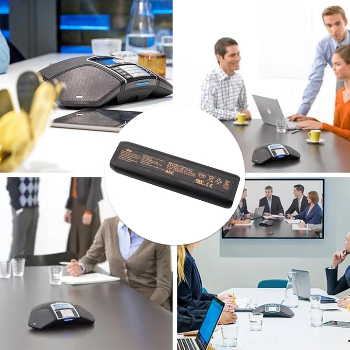7,2 V 5000 mAh 36 Wh Ersatzakku, kompatibel mit Konftel 300M 300MX 300W 300WX, PN: Akku für Konftel