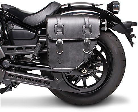 BS-Motoparts Satteltasche für Kawasaki Vulcan S Texas Schwarz Links
