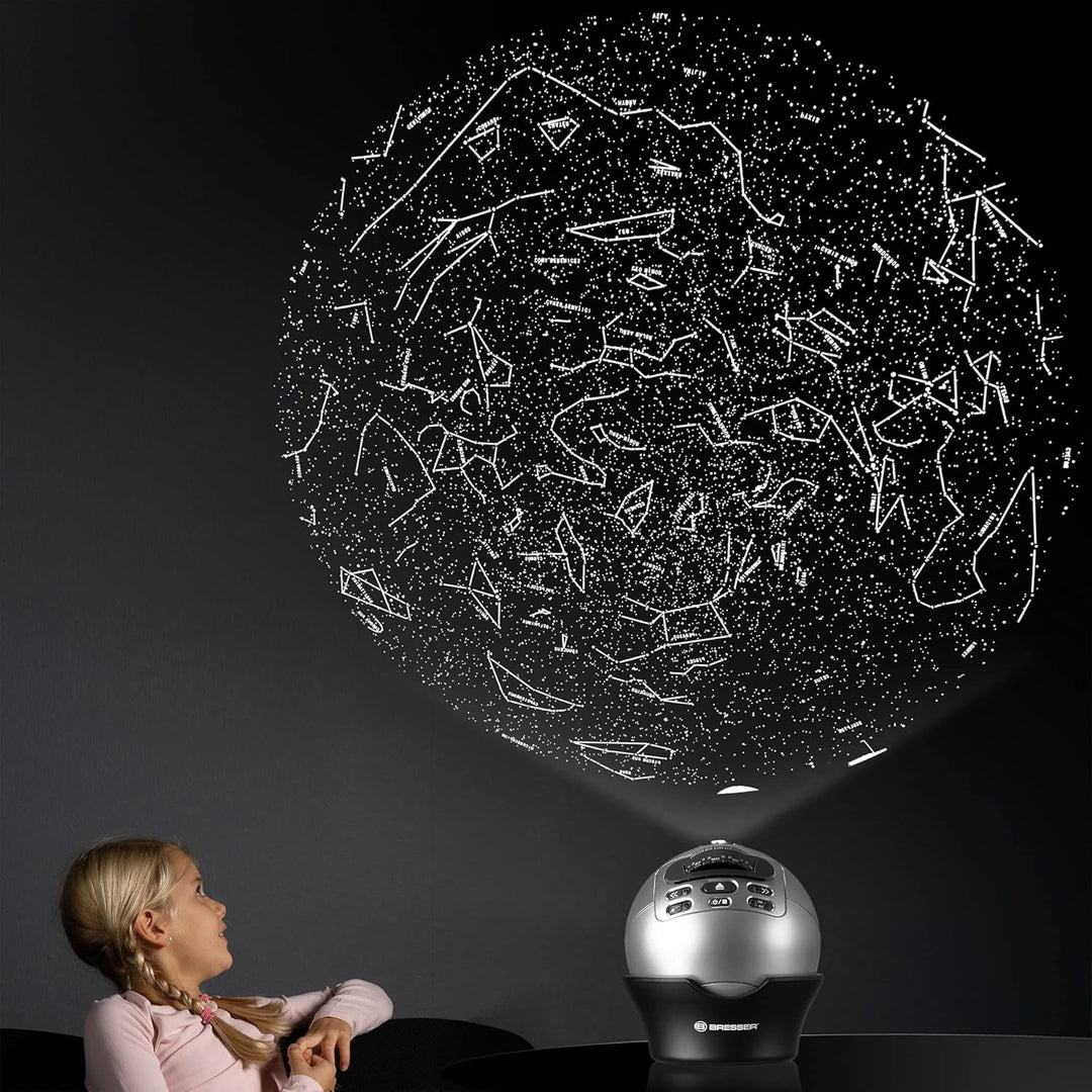 Bresser Junior Astro Planetarium Deluxe zur Projektion des Sternenhimmels mit Sternschnuppenfunktion