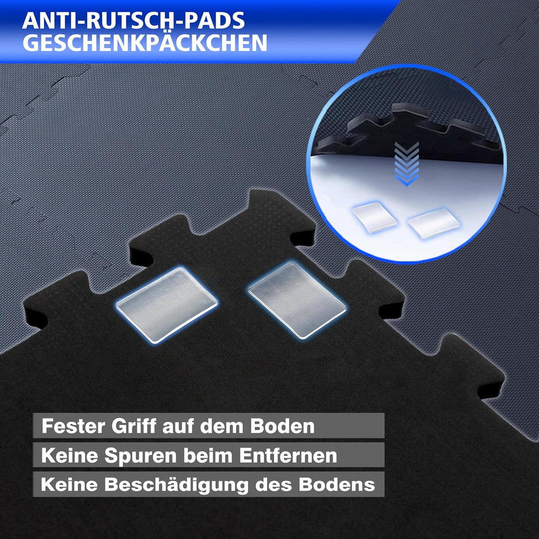 BodenMax Bodenschutzmatte Sportmatte Puzzlematte Fitnessmatte rutschfest Bodenschutz Pool Unterlegma