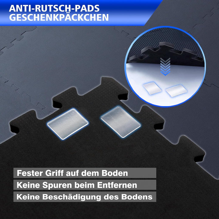 BodenMax Bodenschutzmatte Sportmatte Puzzlematte Fitnessmatte rutschfest Bodenschutz Pool Unterlegma