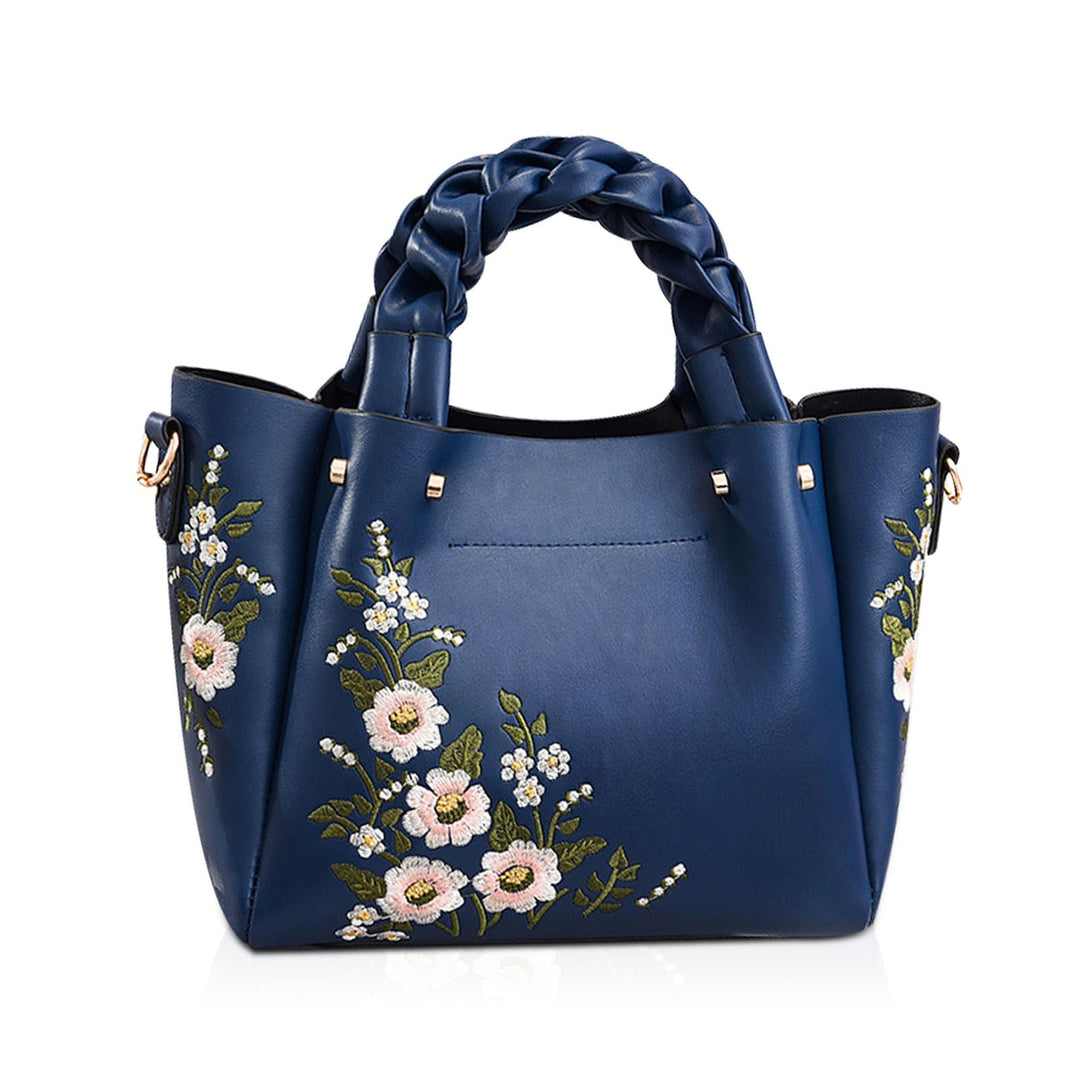 NICOLE & DORIS Elegant Handtasche Damen Shopper Tote PU-Leder Henkeltasche Frauen Schultertasche Bes