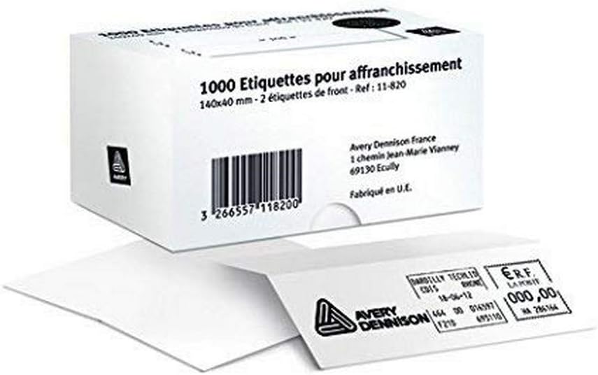 Avery Frankieretiketten zweifach 175 x 45 mm in Schachtel 1.000 Stück