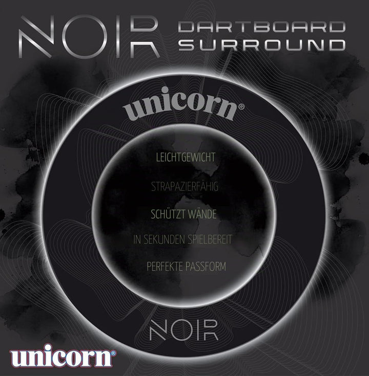 Unicorn Dart Professional PU Surround Black Noir Dartboard Surround