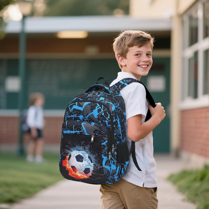 LEDAOU Schulrucksack Junge Teenager Kinder Juvenile Mädchen Daypack Mädchen Freizeitrucksack Backpac