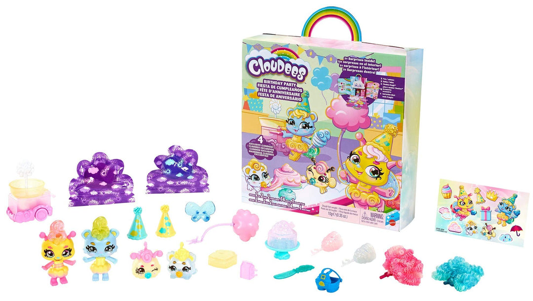 Cloudees GPX46 - Sammelfiguren Geburtstagsparty Spielset, ab 4 Jahren