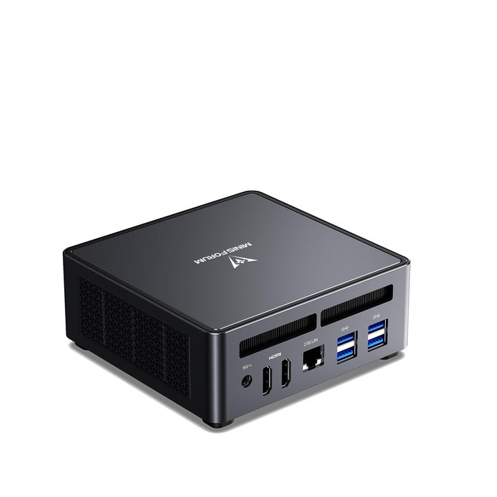 MINIS FORUM UM790 Pro Mini PC, AMD Ryzen 9 7940HS Prozessor (8C/16T, bis zu 5,2 GHz), AMD Radeon 780
