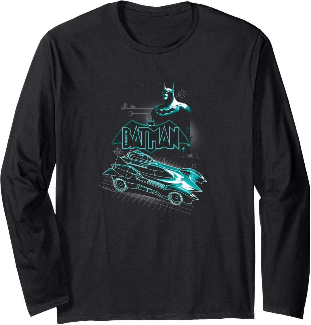 Beware the Batman Batmobile Langarmshirt