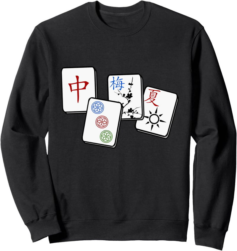 Liebe es Mahjong zu spielen Sweatshirt