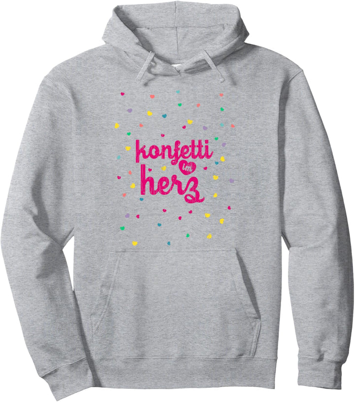 Konfetti Im Herz Karneval Fasching Buntes Kostüm Pullover Hoodie
