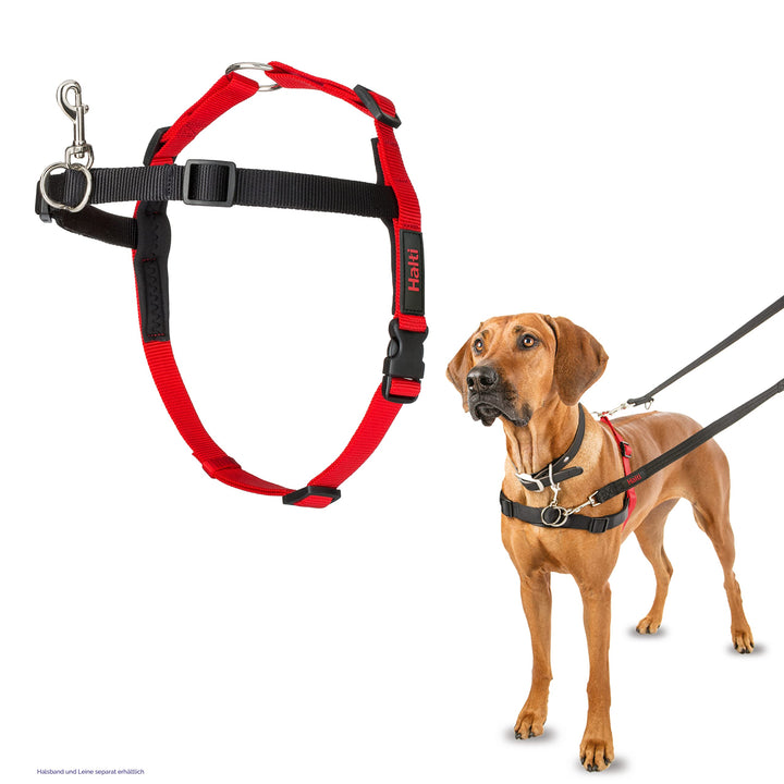 HALTI Front Control Anti-Zug Geschirr, Grösse Gross - Verhindert, dass Ihr Hund an der Leine zieht,