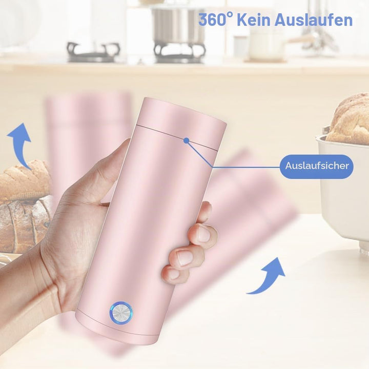 Riisoyu Kleiner Tragbarer Wasserkocher, Mini Wasserkocher für Unterwegs Reisewasserkocher Klein mit