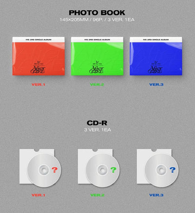 IVE - AFTER LIKE [PHOTO BOOK Version : VER. 3] 3rd Single Album CD-R+Photobook+Photocard+Postcard+(E