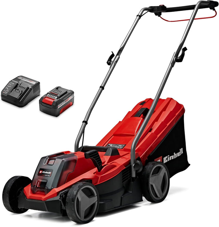 Einhell Akku-Rasenmäher GE-CM 18/33 Li Kit Power X-Change (18 V, 33 cm Schnittbreite, bis 200 m², Br
