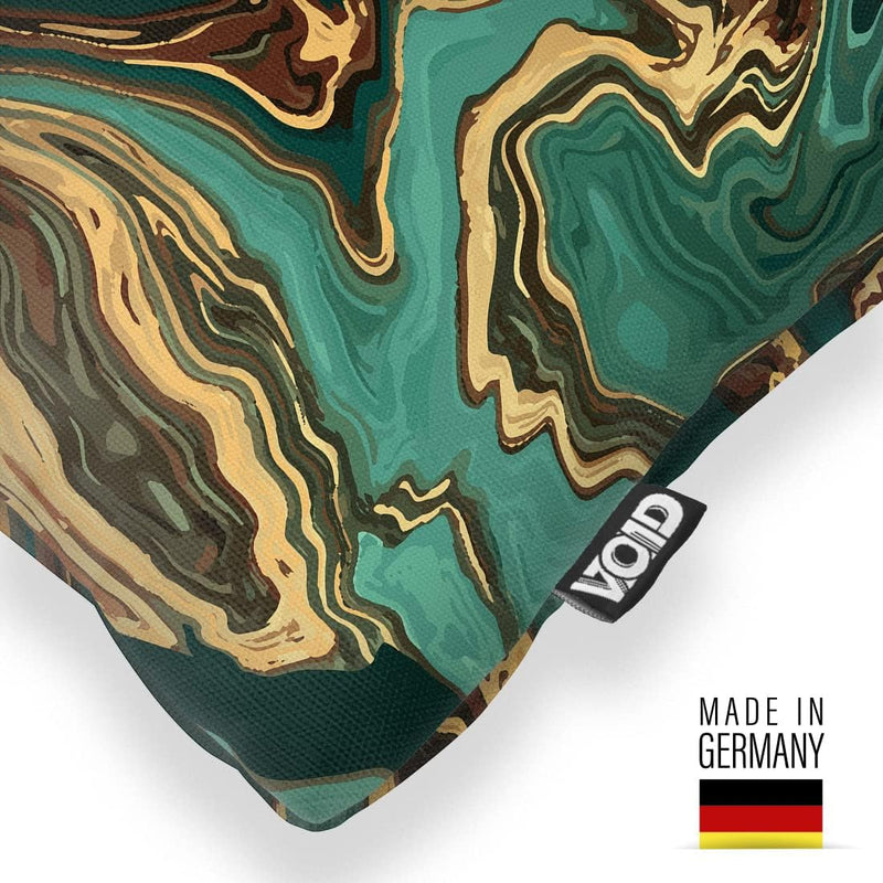 VOID Gold Emerald Marmor Kissenbezug Kissenhülle Sofakissen Kissen Deko Outdoor-Kissen Dekokissen, K