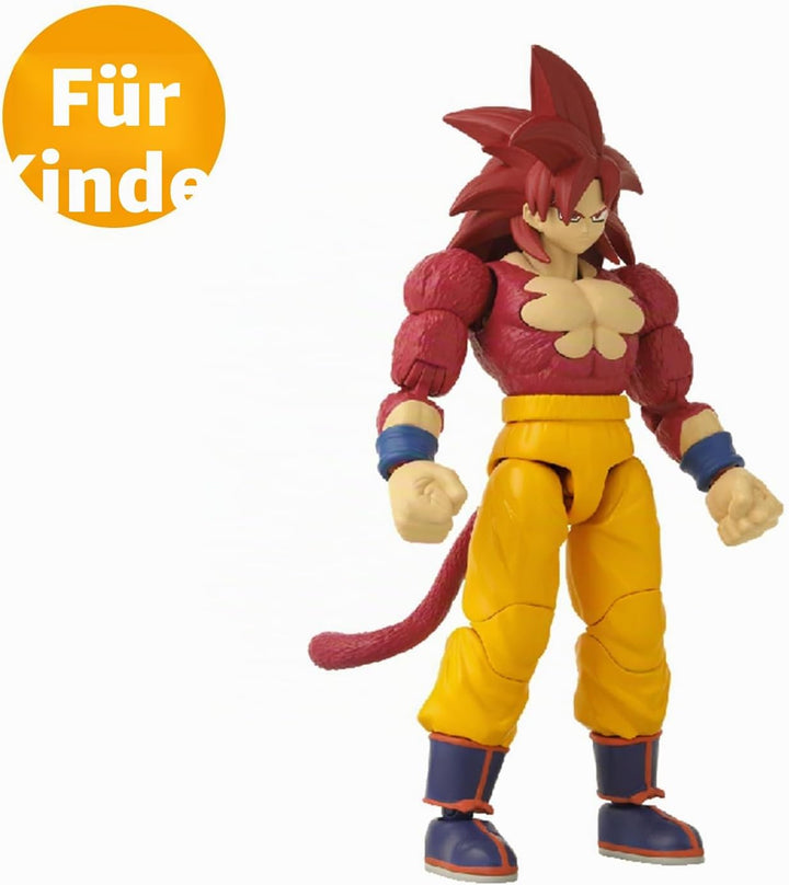 Bandai – Dragon Ball Daima Super Saiyajin 4 Goku – Dragon Stars Figur 17 cm – Goku SSJ4 Figur mit Zu